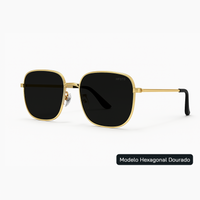 Hexagonal Dourado