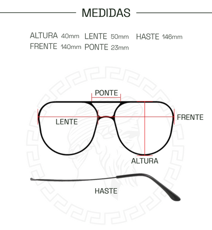 Óculos de Sol Delfos